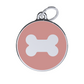 Icon Bone Pink ID Tag Medium