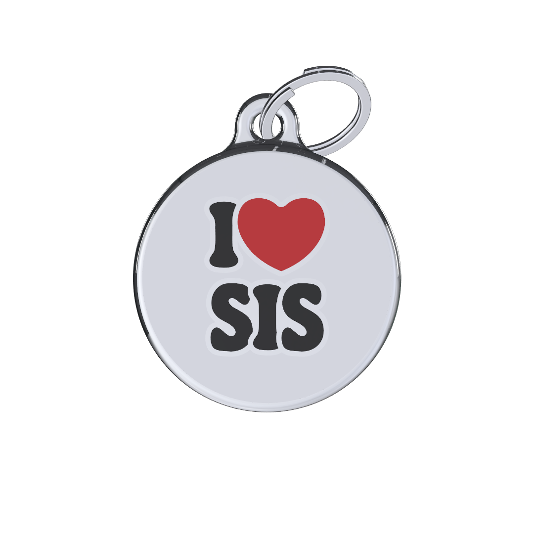 Love Sis ID tag