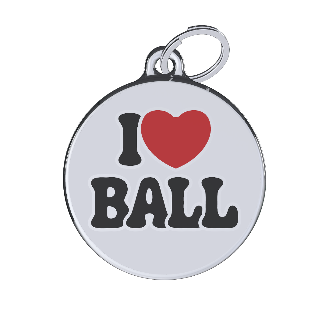 Love Ball ID tag