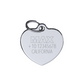 Solid Heart Green ID Tag