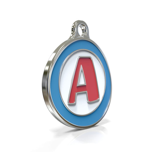 Alphabet Letter A - ID Tag