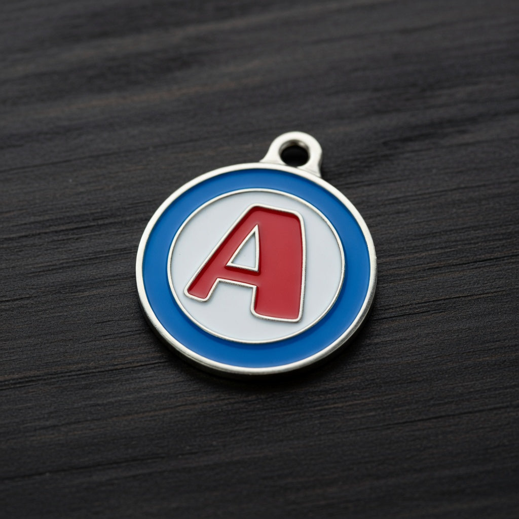 Alphabet Letter A - ID Tag