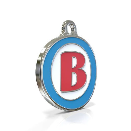 Alphabet Letter B - ID Tag