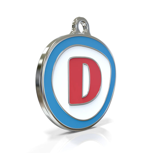 Alphabet Letter D - ID Tag