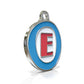 Alphabet Letter E - ID Tag