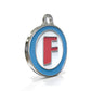 Alphabet Letter F - ID Tag