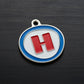 Alphabet Letter H - ID Tag
