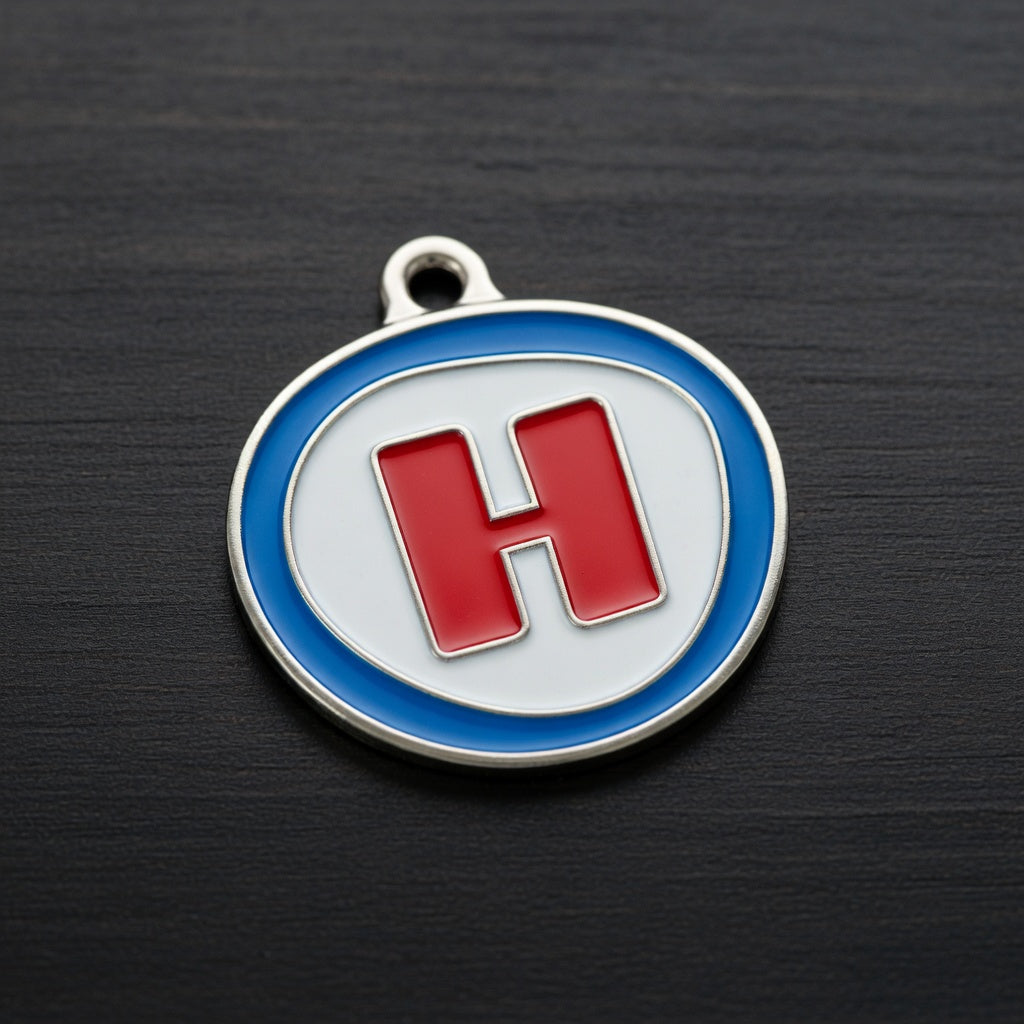 Alphabet Letter H - ID Tag