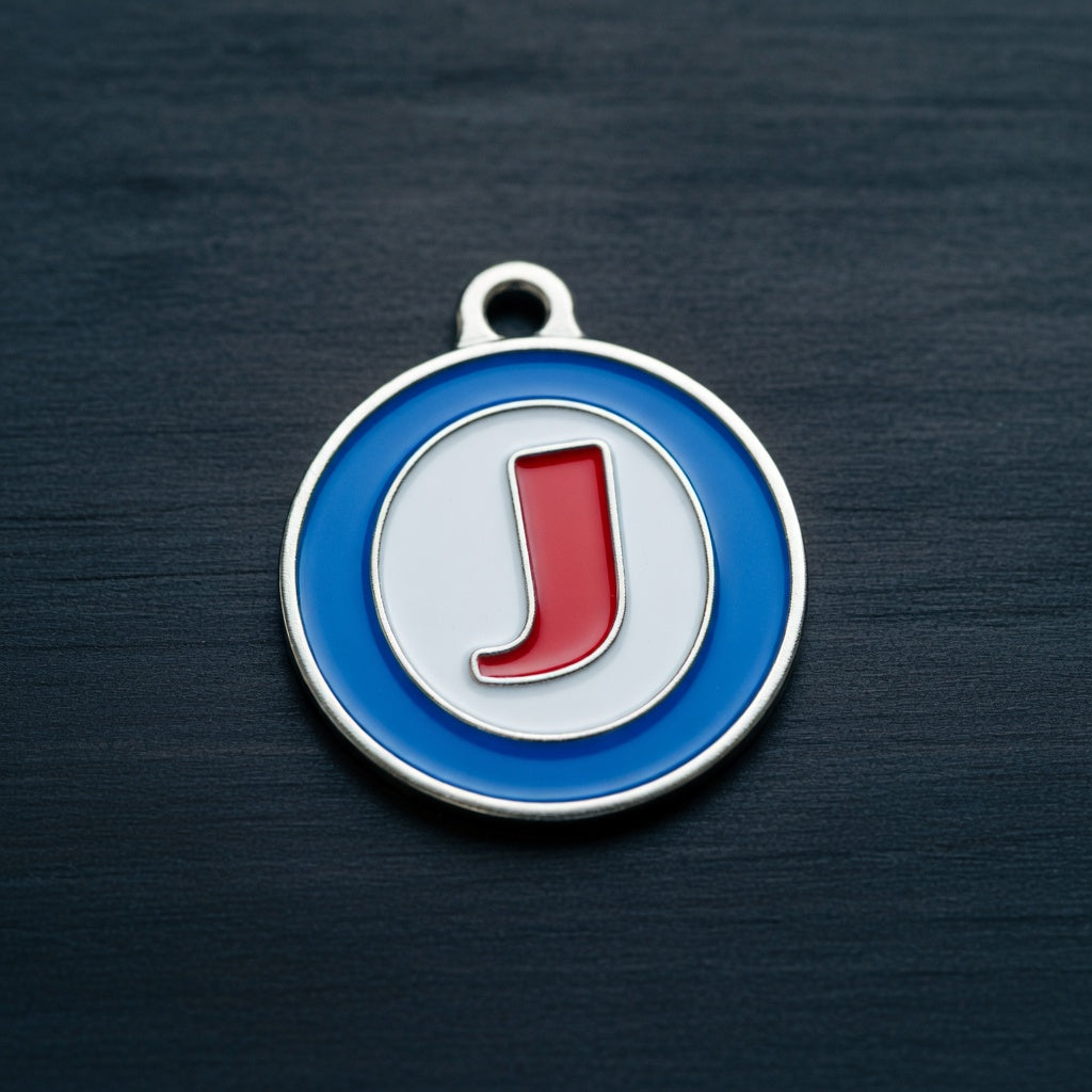 Alphabet Letter J - ID Tag