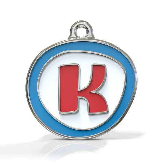 Alphabet Letter K - ID Tag