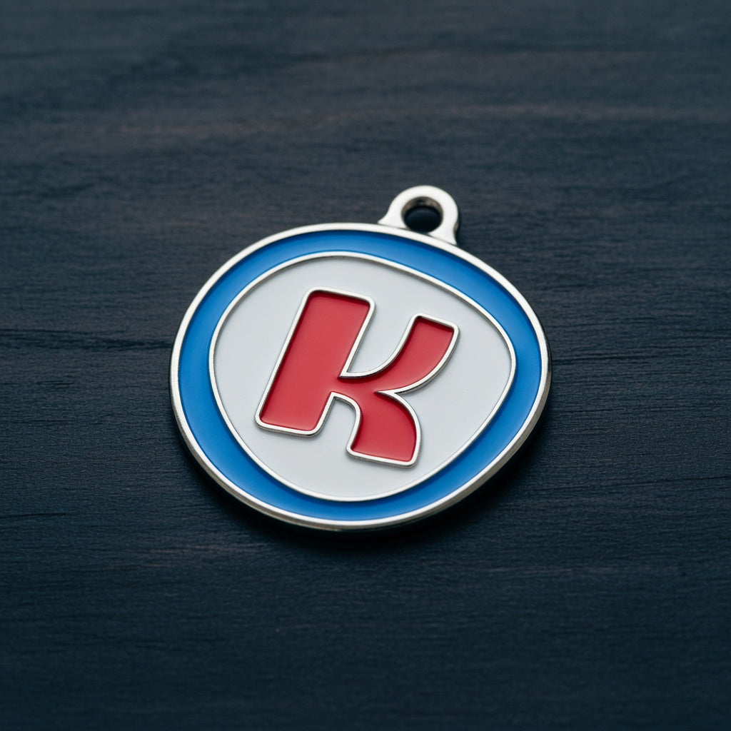 Alphabet Letter K - ID Tag
