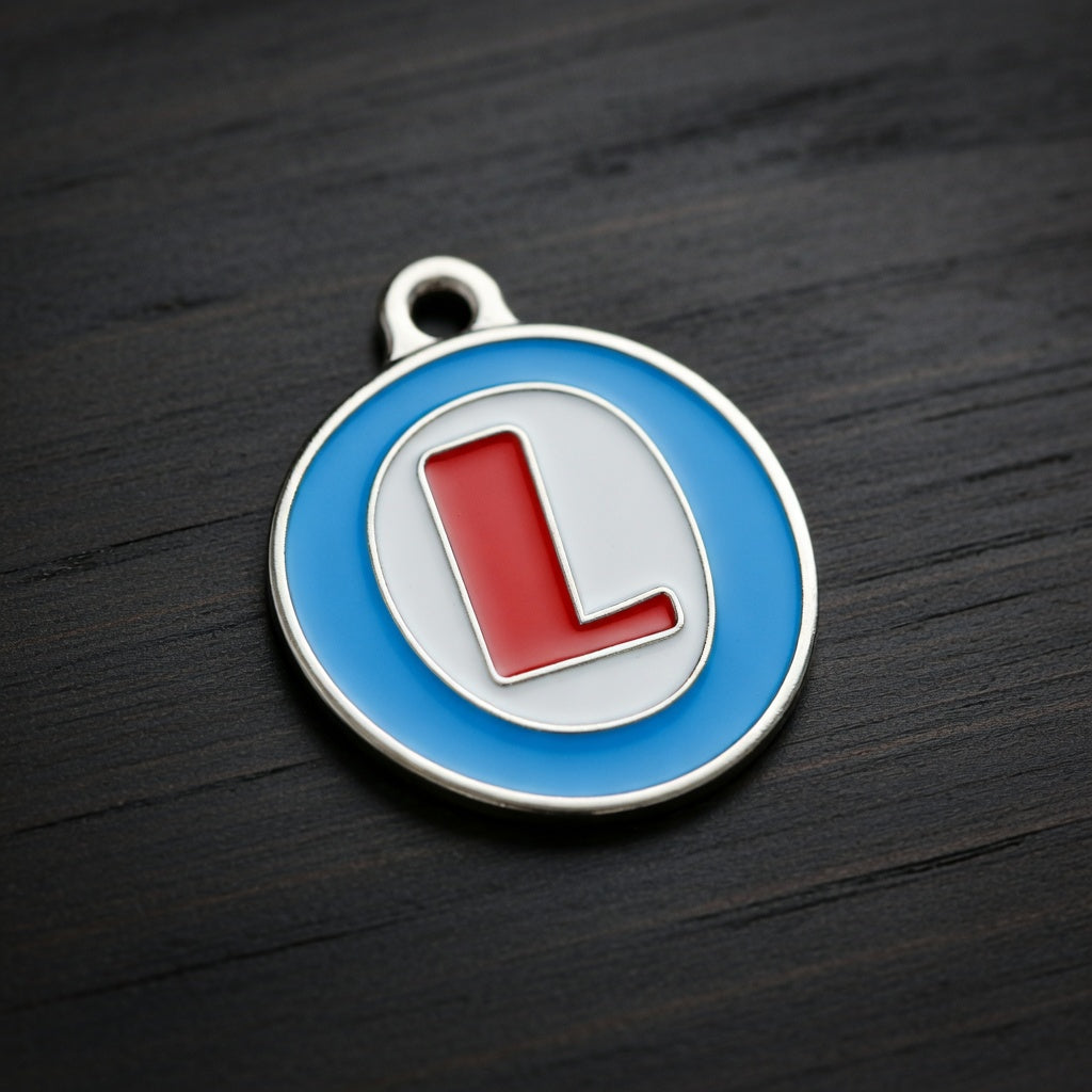 Alphabet Letter L - ID Tag