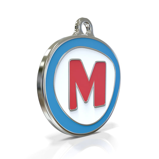 Alphabet Letter M - ID Tag