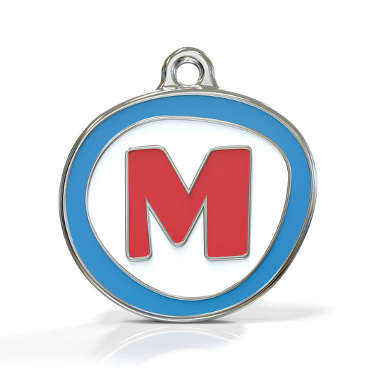 Alphabet Letter M - ID Tag