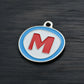 Alphabet Letter M - ID Tag