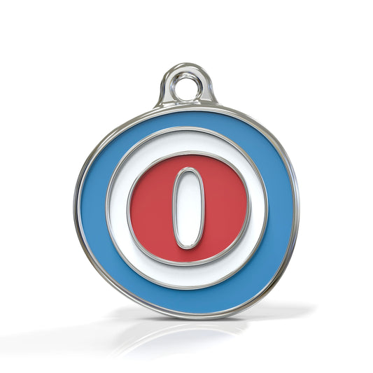 Alphabet Letter O- ID Tag