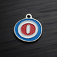 Alphabet Letter O- ID Tag