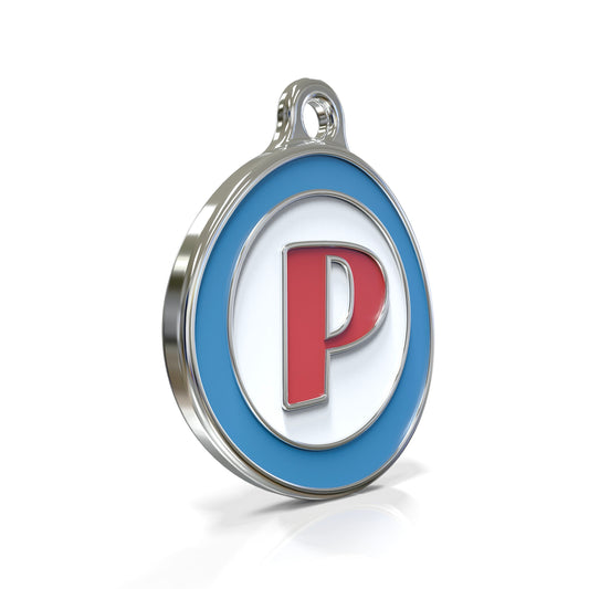 Alphabet Letter P- ID Tag