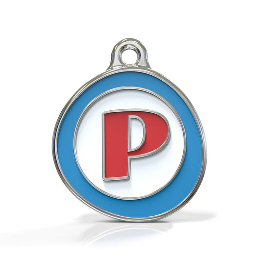 Alphabet Letter P- ID Tag