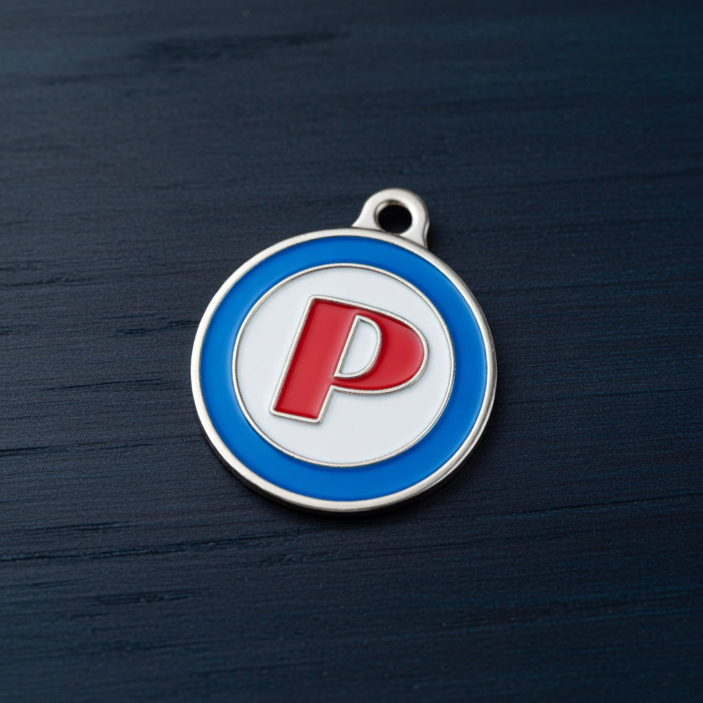 Alphabet Letter P- ID Tag
