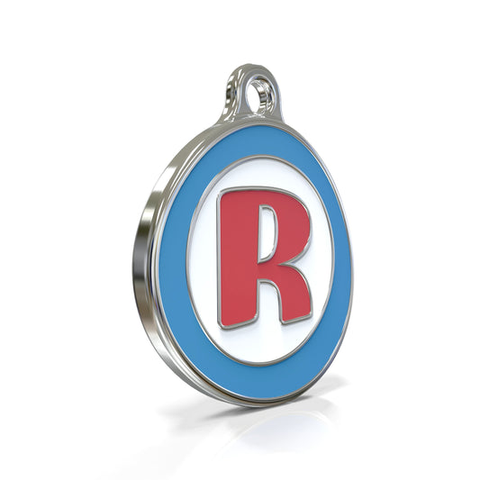 Alphabet Letter R- ID Tag