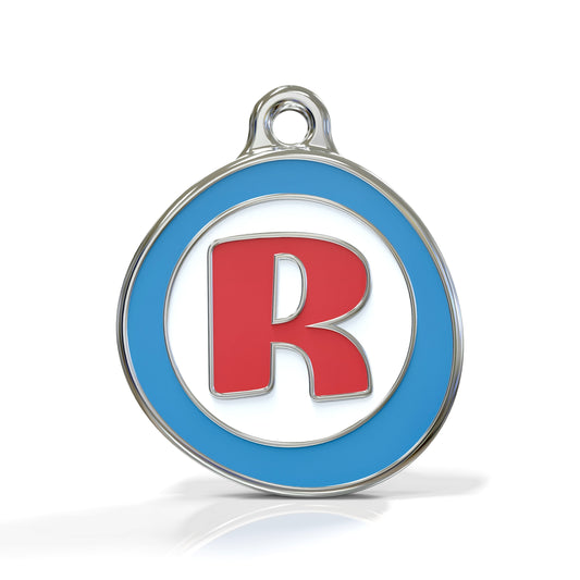 Alphabet Letter R- ID Tag