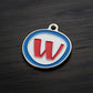 Alphabet Letter W- ID Tag