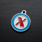 Alphabet Letter X- ID Tag