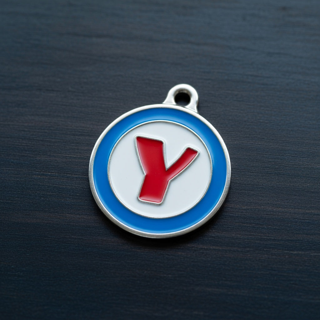Alphabet Letter Y- ID Tag