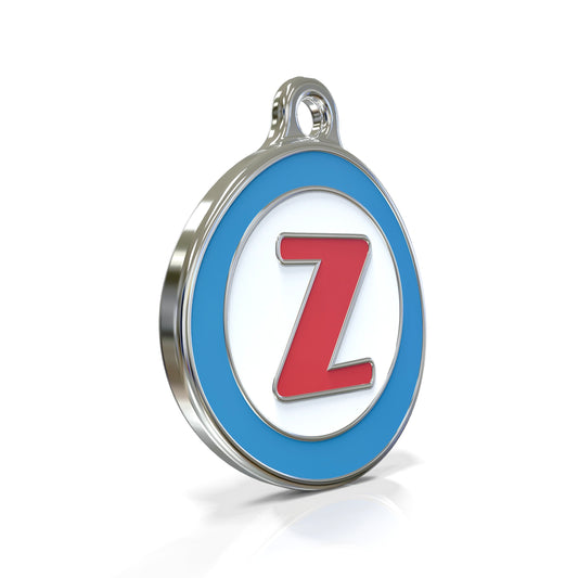 Alphabet Letter Z- ID Tag
