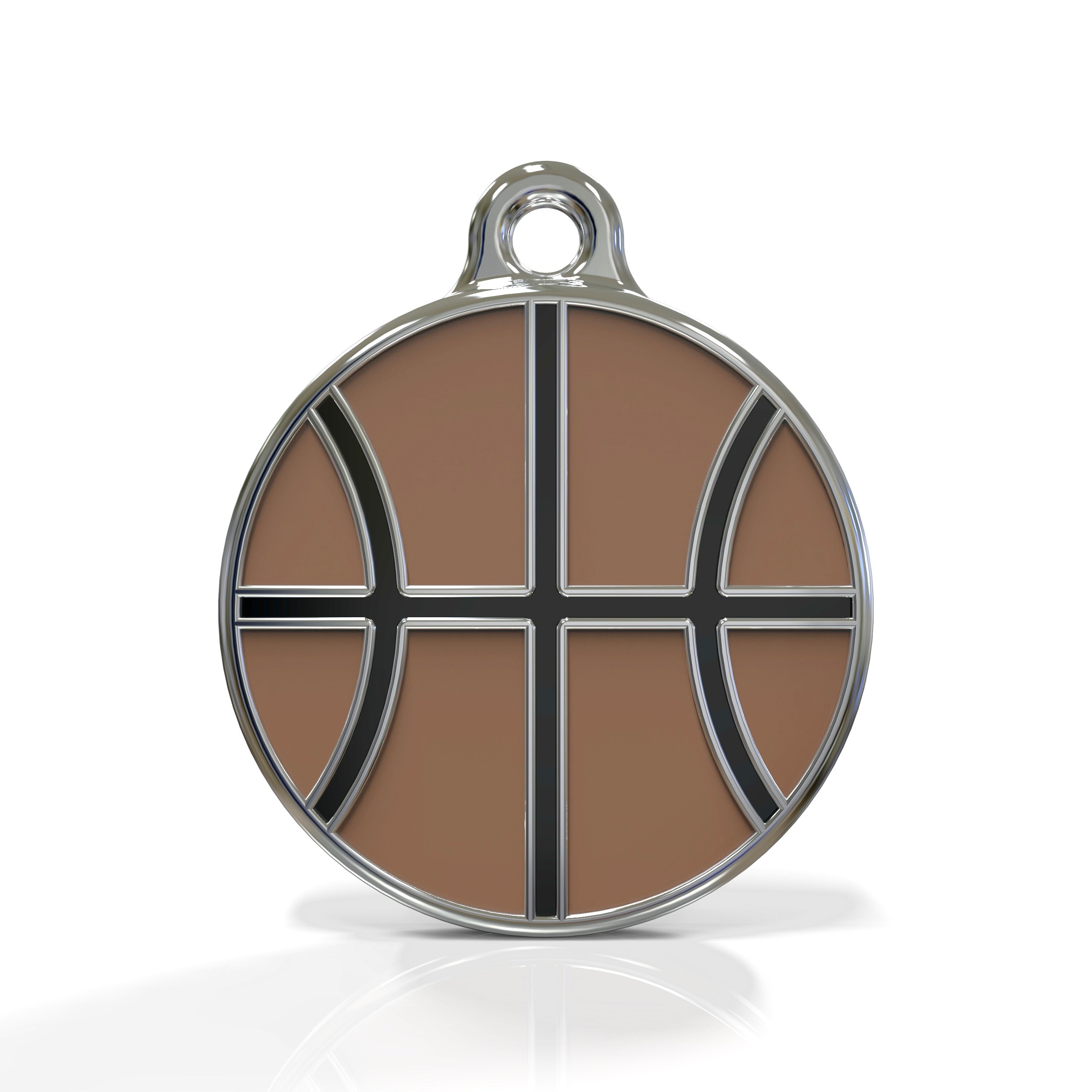 Street Ball Basketball ID Tag
