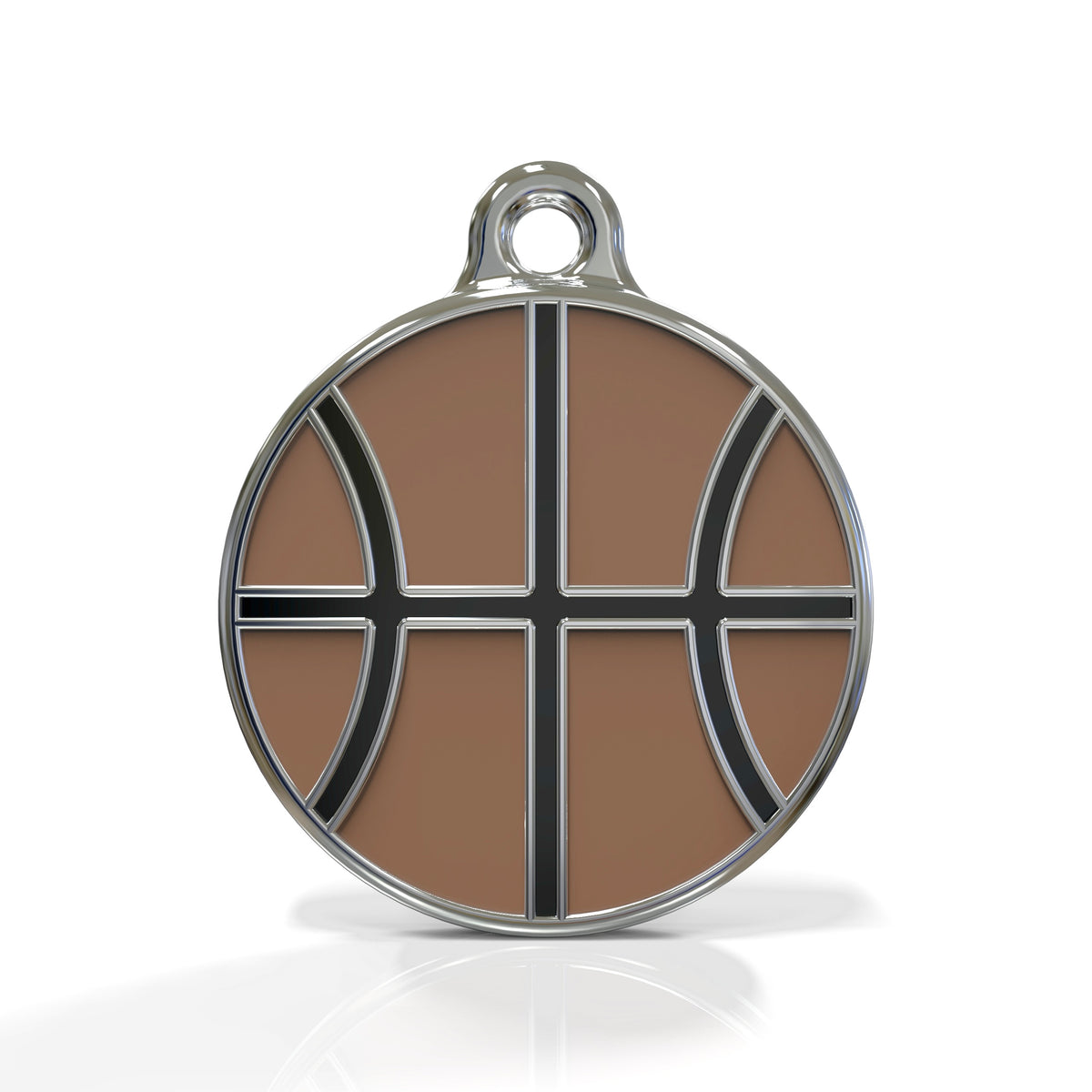 Street Ball Basketball ID Tag