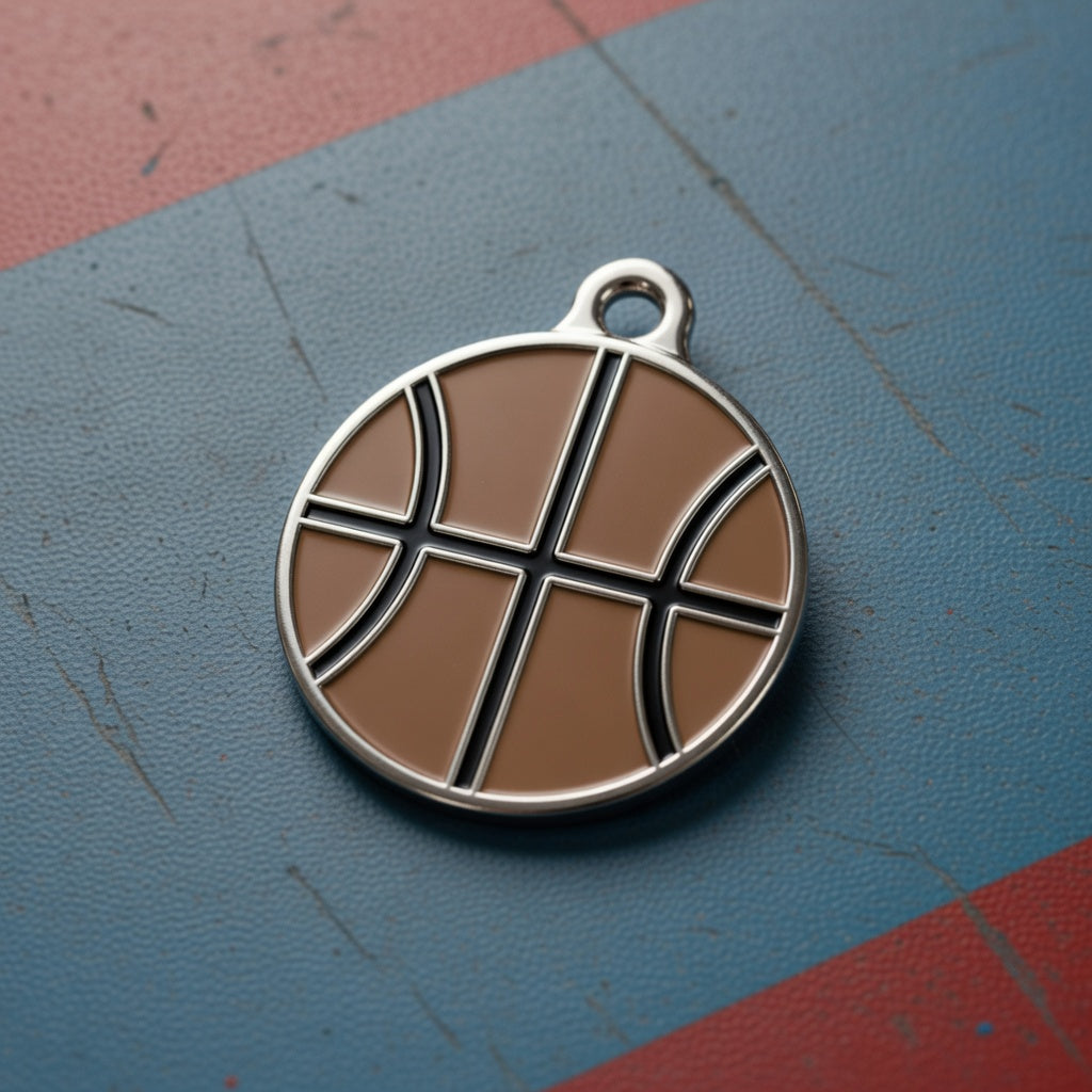 Street Ball Basketball ID Tag