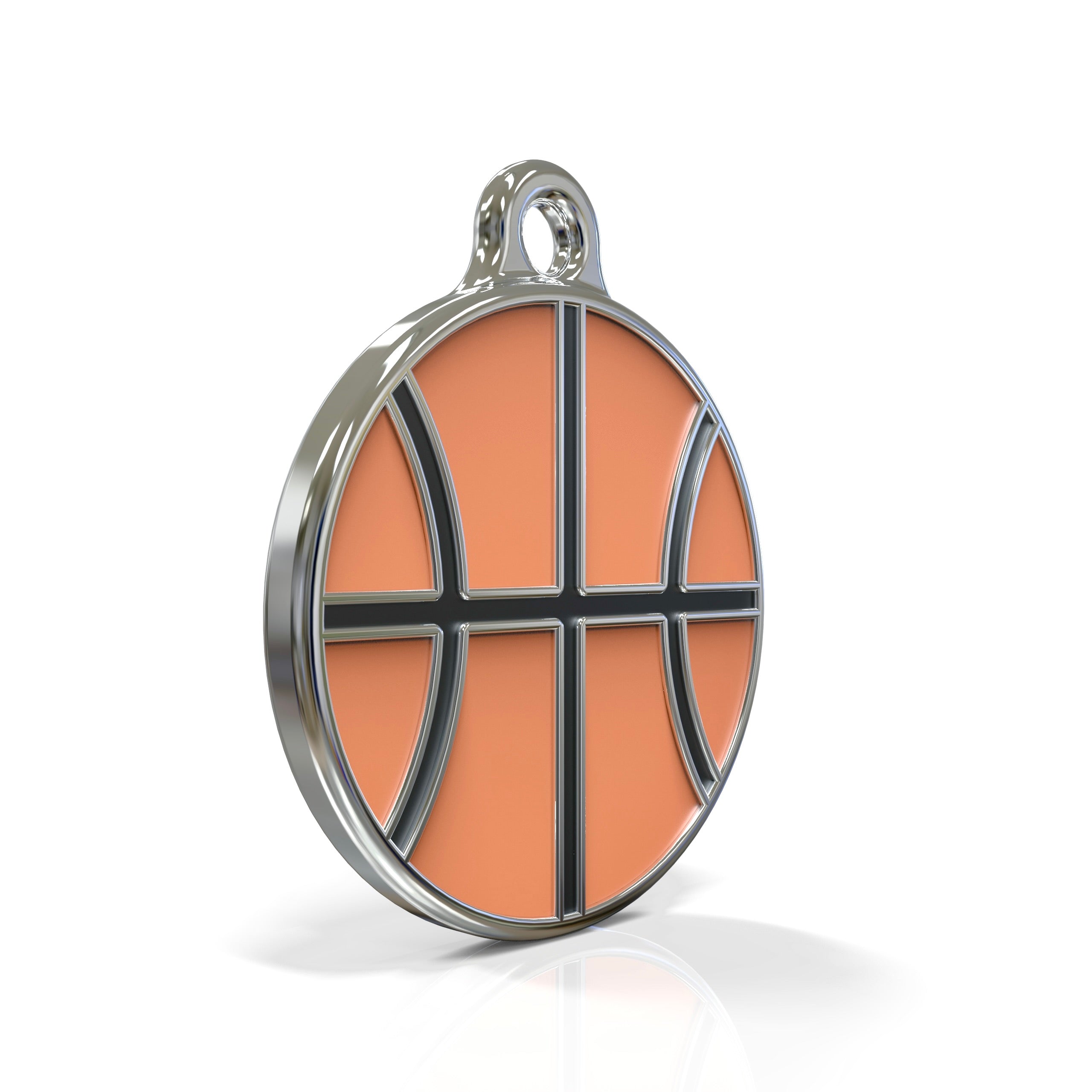 Slam Dunk Basketball ID Tag