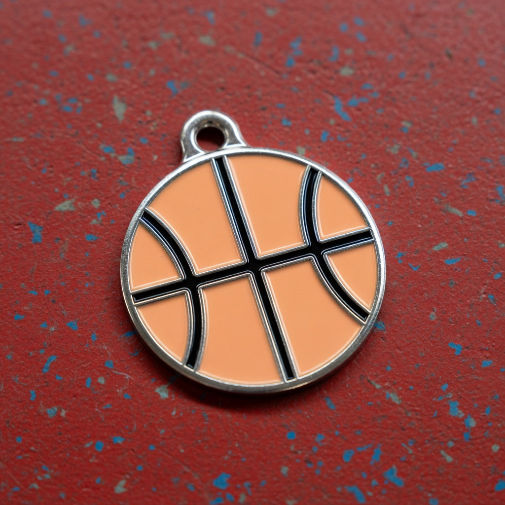 Slam Dunk Basketball ID Tag