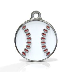 Home Run Baseball ID Tag