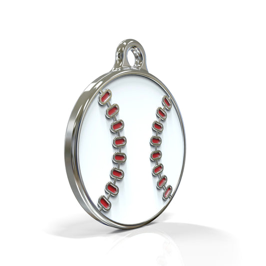 Home Run Baseball ID Tag