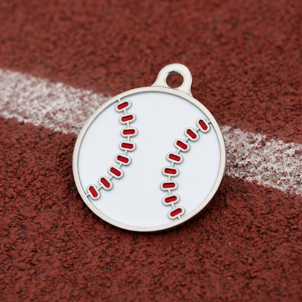 Home Run Baseball ID Tag