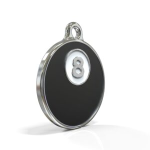 Lucky Eight Billard ID Tag