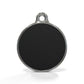 Solid Round Black ID Tag
