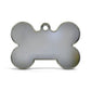 Solid Bone Blue ID Tag Medium