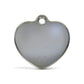 Solid Heart Blue ID Tag