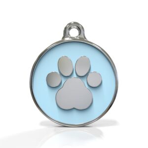 Icon Paw Ice ID Tag