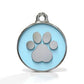 Icon Paw Ice ID Tag