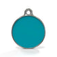 Solid Round Blue ID Tag