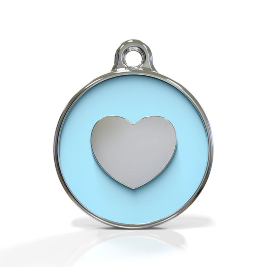 Icon Heart Ice ID Tag