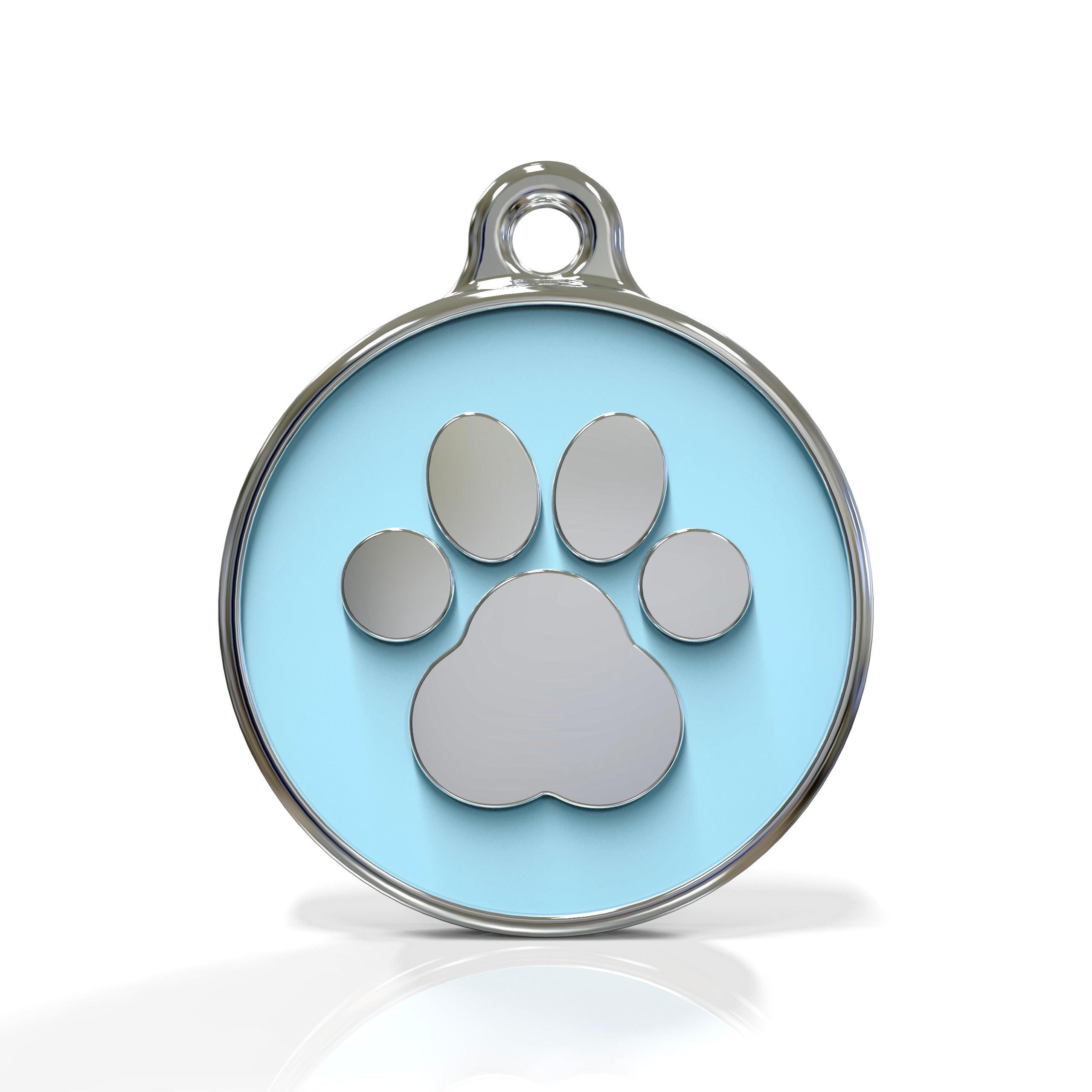 Icon Paw Ice ID Tag