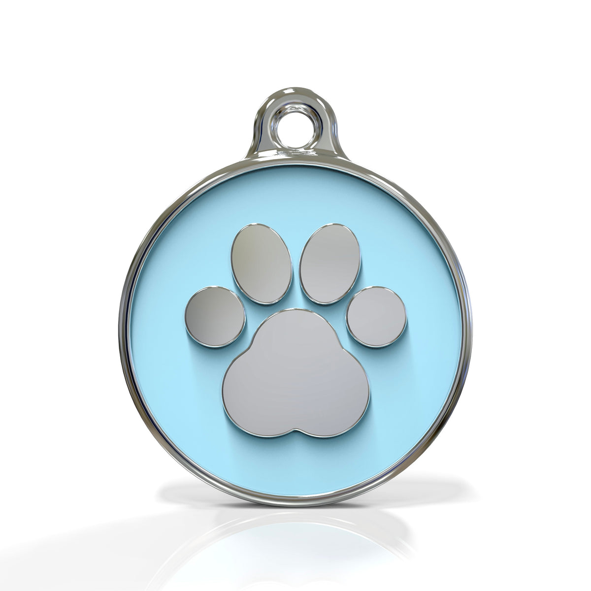 Icon Paw Ice ID Tag