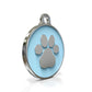 Icon Paw Ice ID Tag