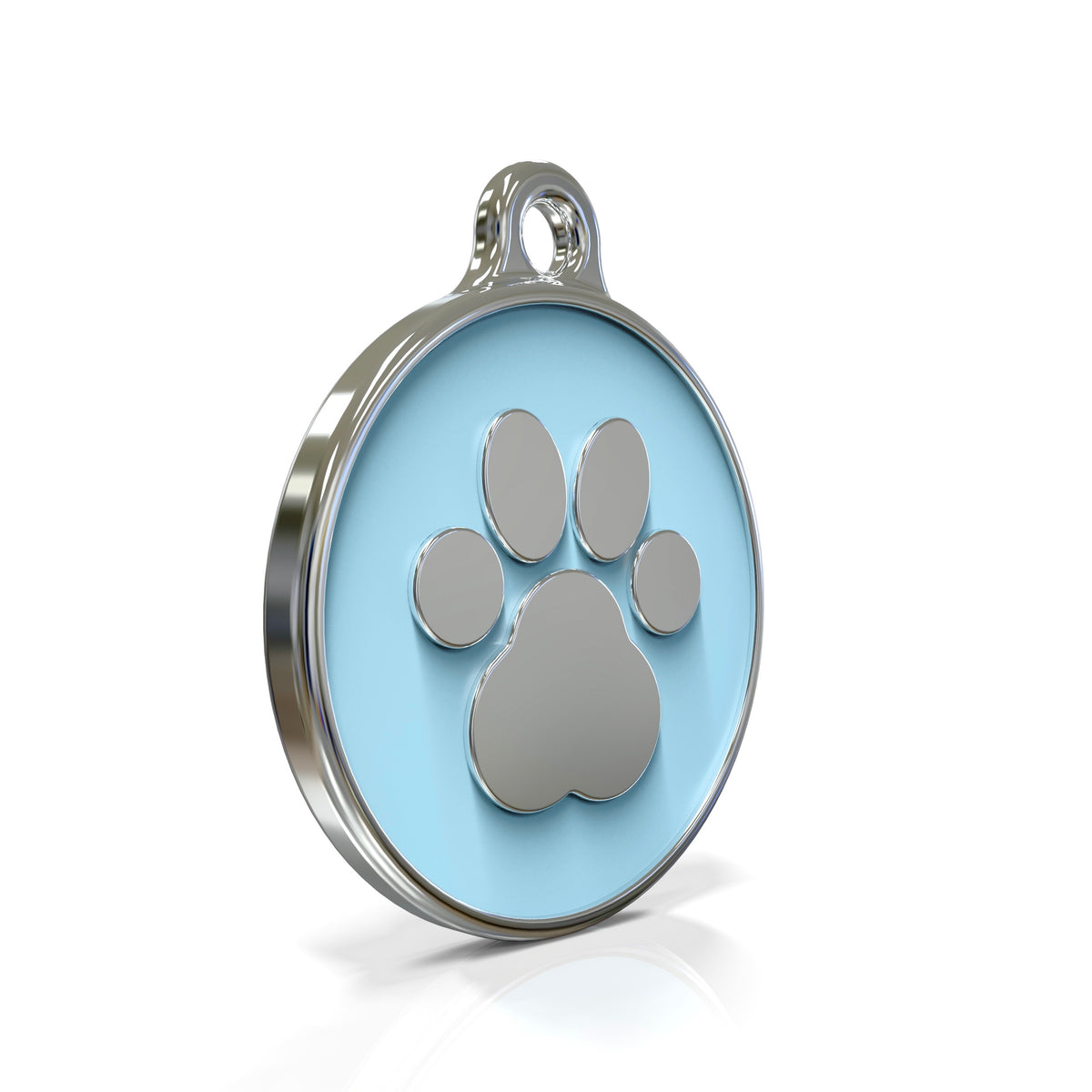 Icon Paw Ice ID Tag